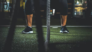 बैटल रोप जिम वर्कआउट वॉलपेपर — iMac वॉलपेपर
