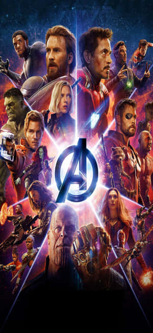Iphone Xs Marvel's Avengers बैकग्राउंड — Honor Play 80 Plus वॉलपेपर
