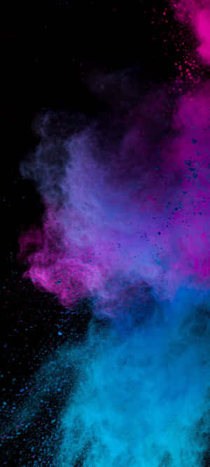Colorful Smoke — आईफोन 15 प्रो वॉलपेपर
