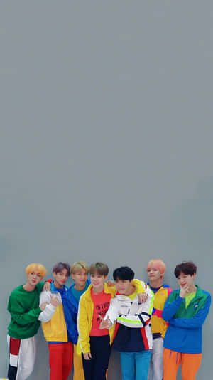 रंगीन पोशाक में BTS फोटोशूट — बीटीएस वॉलपेपर