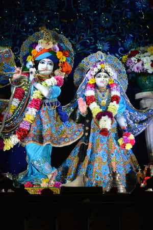 राधा कृष्ण चित्र — 小米 Pad वॉलपेपर