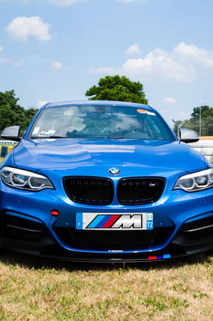 रेस ट्रैक पर खूबसूरत नीली BMW — 小米 Pad वॉलपेपर