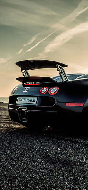 iPhone Xs Bugatti बैकग्राउंड — वनप्लस 15 वॉलपेपर