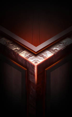 लाल थीम Asus ROG फोन लोगो वॉलपेपर — 荣耀 Pad वॉलपेपर