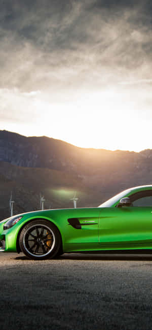 Android Amg Gt-r बैकग्राउंड — Realme 16x वॉलपेपर