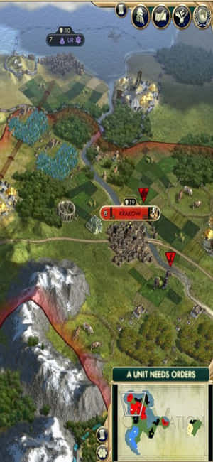 Iphone X Civilization V बैकग्राउंड — पोको X8 प्रो वॉलपेपर
