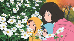 ウルフ・チルドレンのアニメの子供たちの壁紙 — एनीमे बच्चे वॉलपेपर