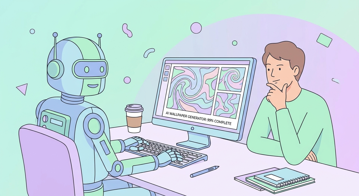 AI-जनरेटेड वॉलपेपर: फायदे, नुकसान, कानूनी स्थिति