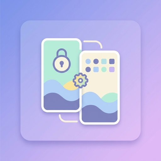 लॉक स्क्रीन + होम स्क्रीन जोड़ी | wallpaper image tool preview
